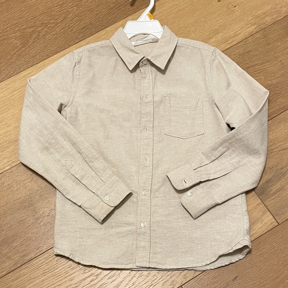 H&M Light Tan Collared Shirt